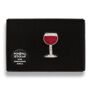 Red Wine Embroidered Brooch by Macon & Lesquoy